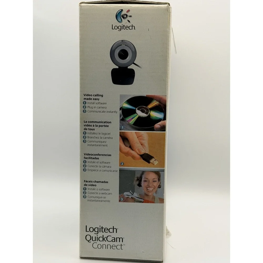 Logitech QuickCam Connect (E2500) Webcam USB Video Microphone - NEW/SEALED